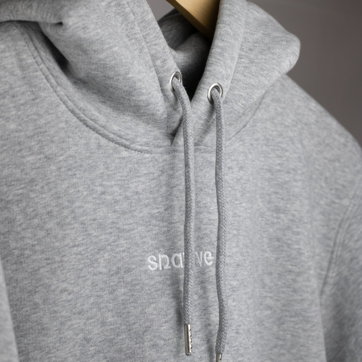 Grey Patched Hoodie - Unisex